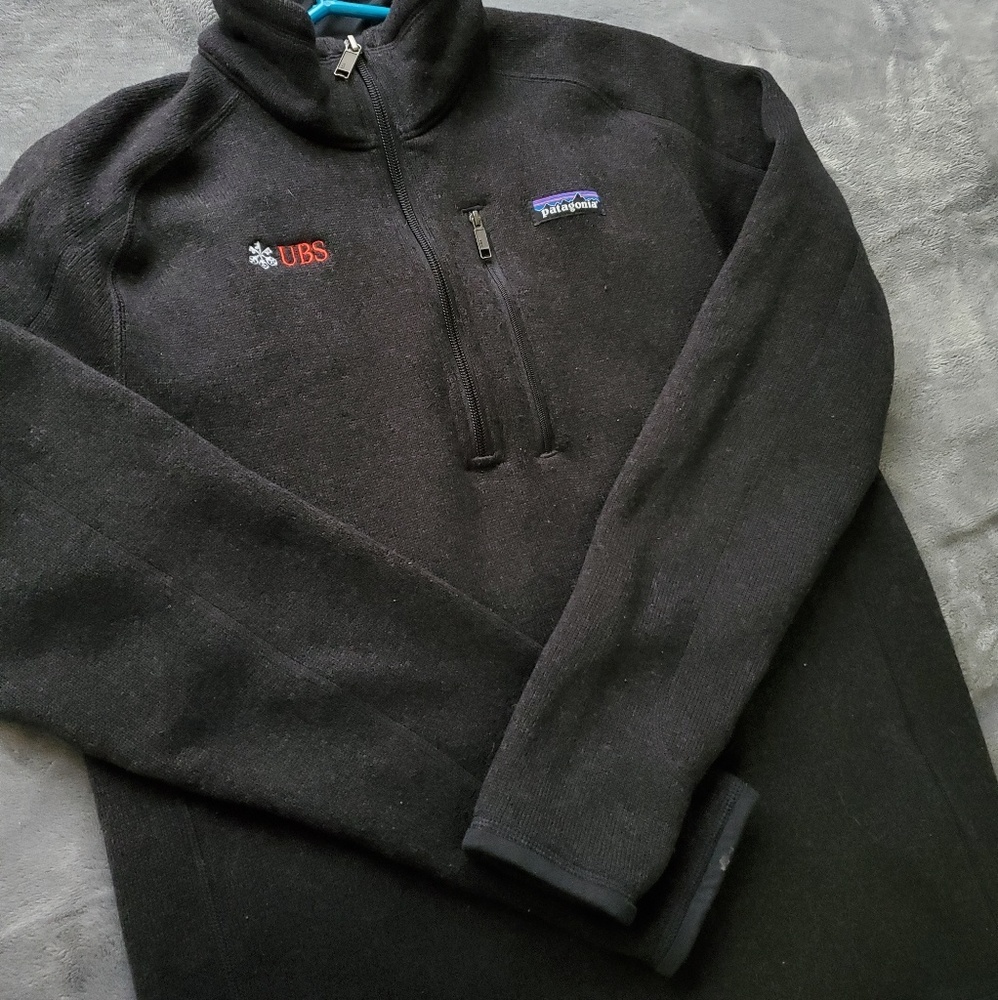 Patagonia Quarter Zip - UBS Embroidered - 'S'
